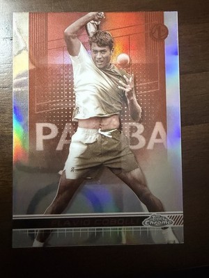 2024 Topps Chrome Tennis - Flavio Cobolli 1st Card #196 Sepia Refractor