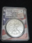 2019 W Silver Eagle- PCGS MS70 First Strike-American Flag Label