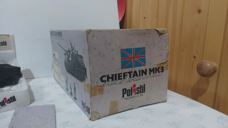 POLISTIL Carro armato militare vintage CA102, Chieftain MK3, 1:50 in box - Immagine 4 di 4
