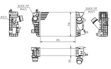 Intercooler – Luftkühler 636 911 HART für OPEL MERIVA B Großraumlimousine
