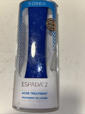 FOREO ESPADA 2 Blue LED Light Acne Remover Treatment Device Silicone Waterproof