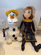 Disney Frozen Talking Singing Olaf and Queen Anna Plush from Frozen 2
