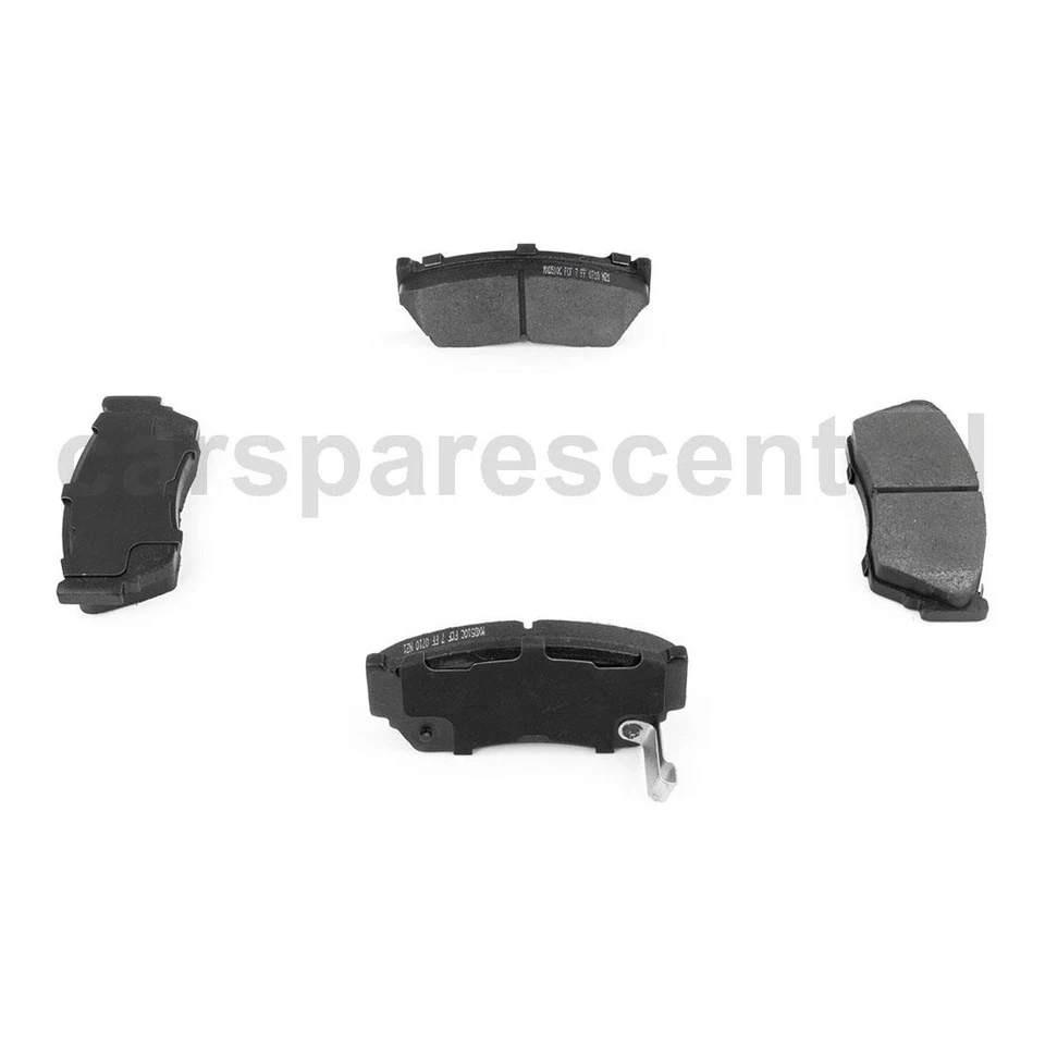 Front Rotors Ceramic Brake Pads Fits 2000 2001 2002 2003 2004 2005 Nissan Tsuru - Image 2 of 4