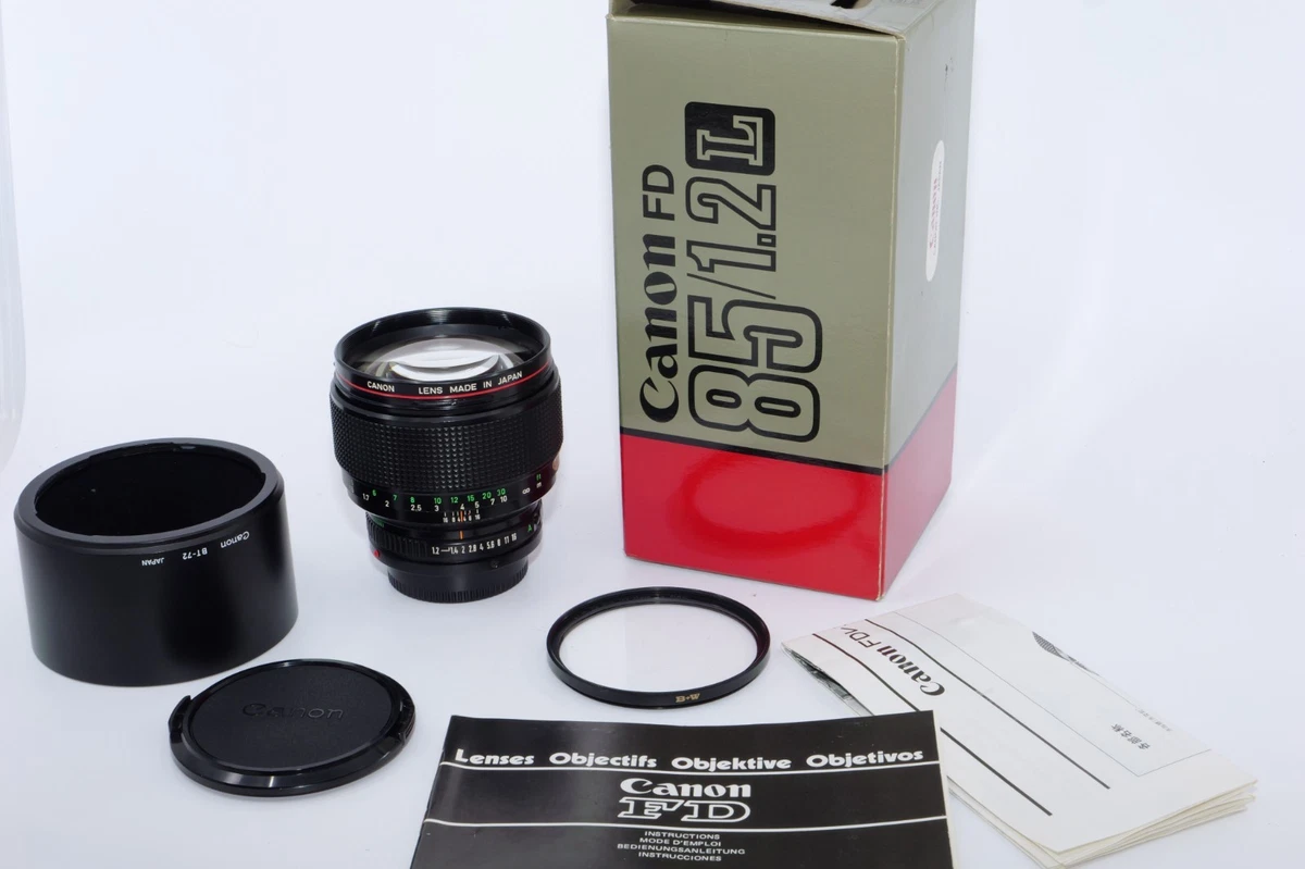 Canon FD f/1.2 Camera Lenses 85mm Focal for sale - eBay