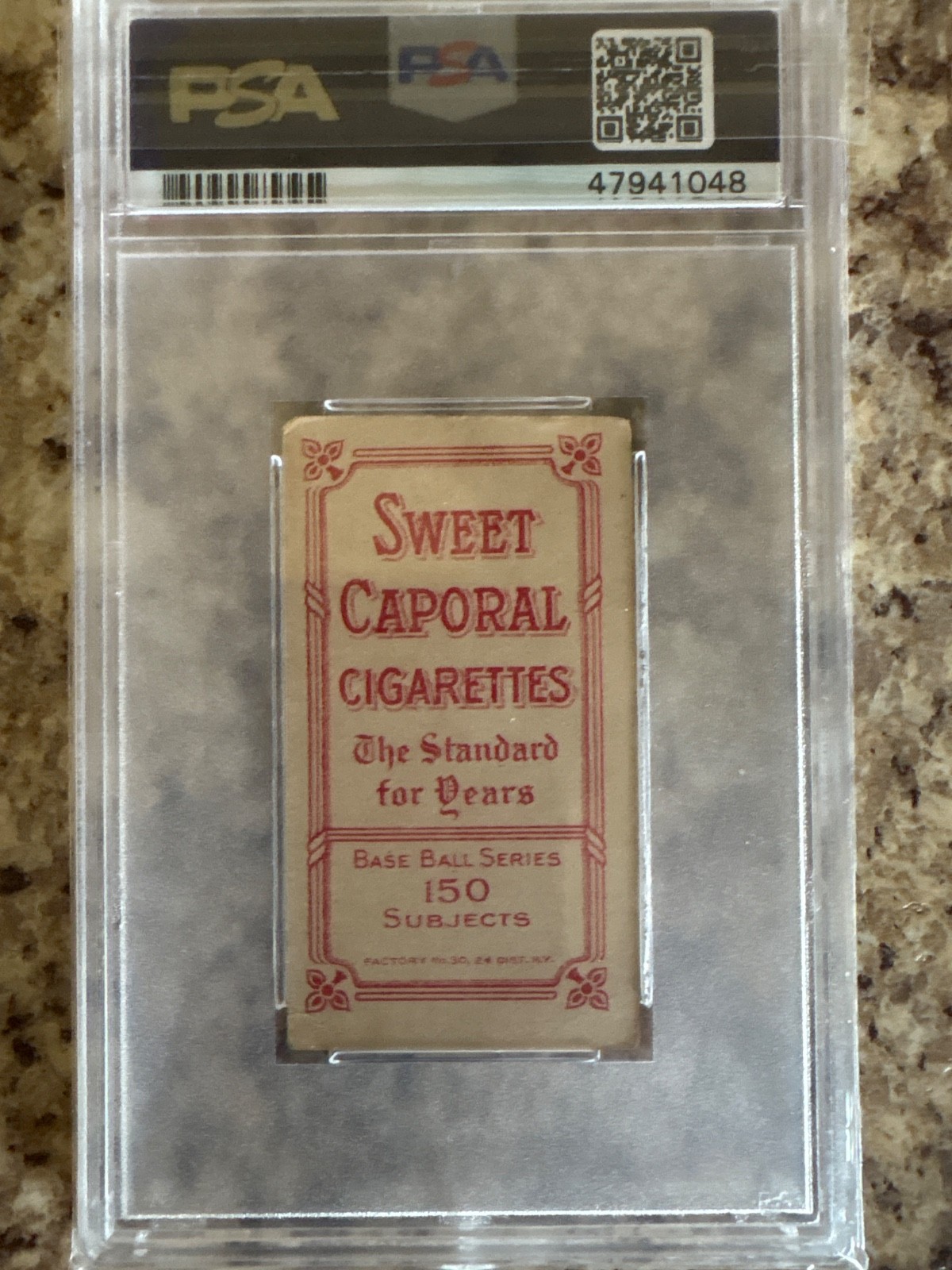 1909 T206 Mike Powers Athletics PSA 3 - VG view 2