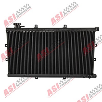 Black Air to Water Radiator Air-Liquid Heat Exchanger Intercooler Cooler New.