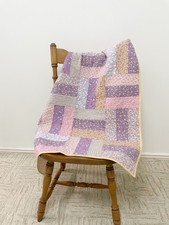 Homemade Kids Patchwork Quilt Crib Size