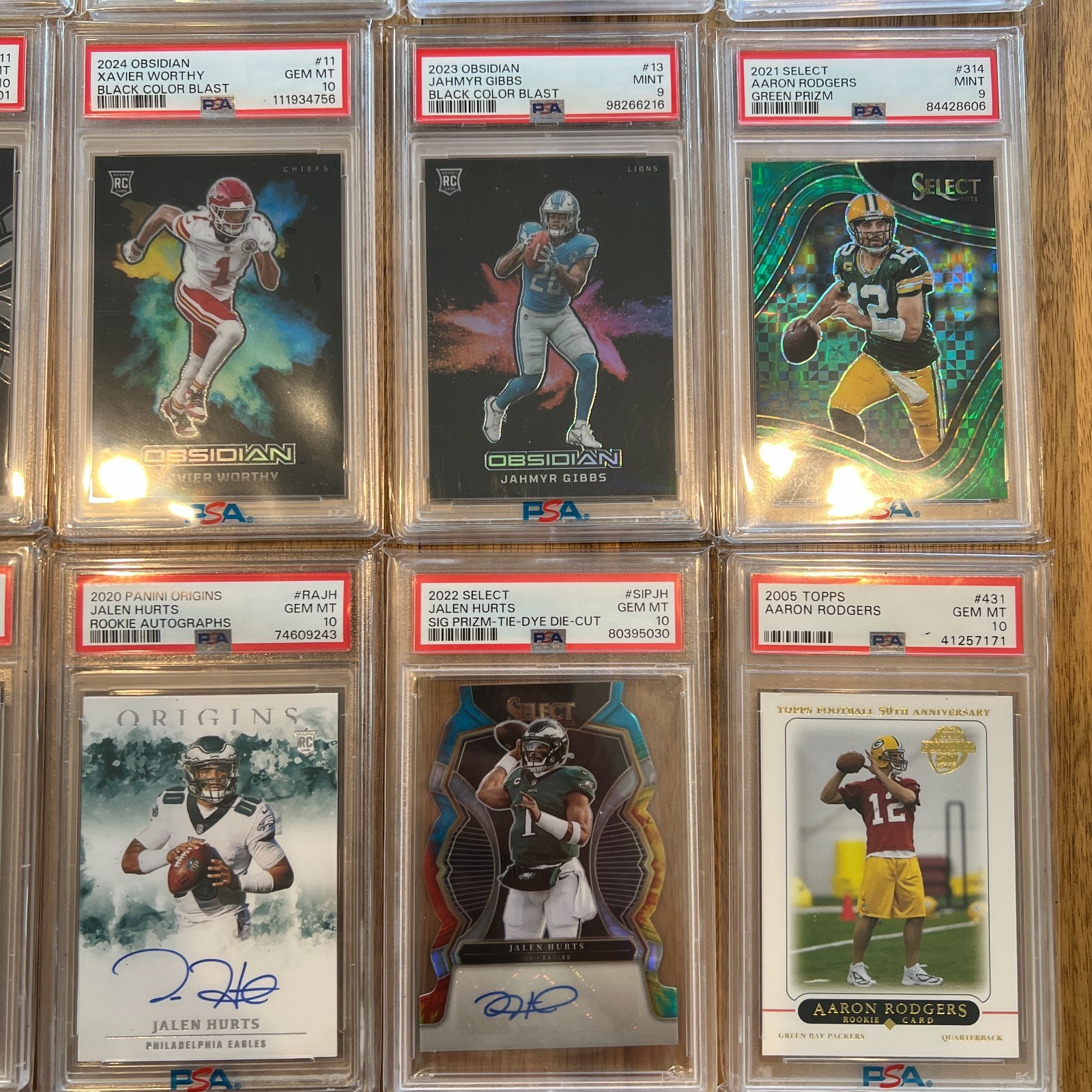 Ultimate Football SLAB Mystery Chase Pack Guaranteed One PSA Graded Card!  view 3