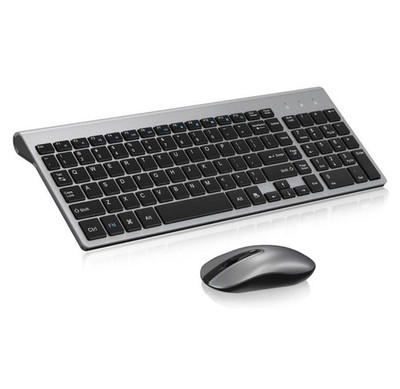 CIMETECH EASYTYPING KF10 WIRELESS KEYBOARD MOUSE COMBO SCISSOR SWITCH - Silver