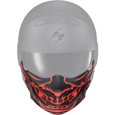 ScorpionEXO Covert Face Mask Samurai Glow in the Dark Red 52-546-22