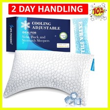 Side Sleeper Pillows for Adults, Cervical Pillow for Side Sleepers, Cooling P...
