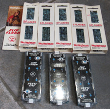 8 Vintage Westinghouse FLIP FLASH Flashes 8 Per Pak - New Old Stock LOT