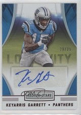 2016 Panini Rookies & Stars Red 20/25 Keyarris Garrett #RLS-KGT Auto 0v0