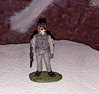 #ad Night Stalker Helicopter Pilot USA Metal Toy Soldier MM 101 $9.29
