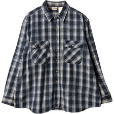 Vintage 90'S-00'S Field and Stream long-sleeved flannel check shirt men's si...