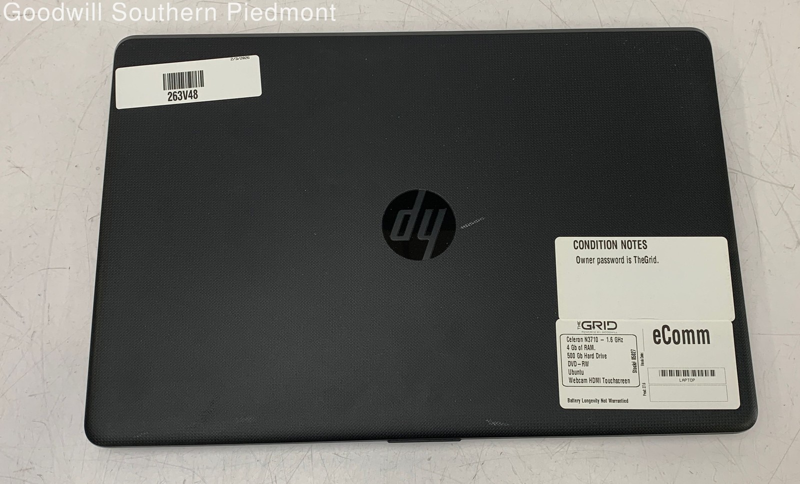 HP 15 Laptop with Intel Celeron and Ubuntu