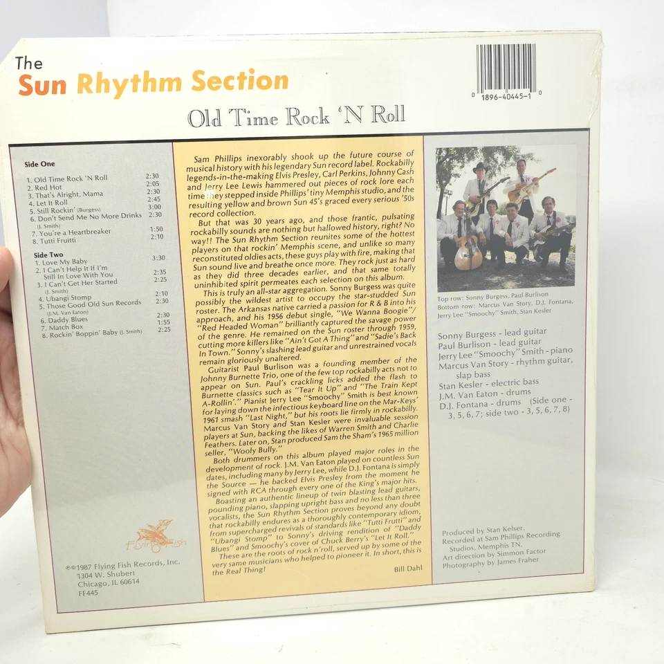 Sun Rhythm Section Old Time Rock 'N Roll LP Flying Fish FF445 Brand New Sealed - Image 4 of 4