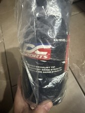 Dc Sports Ex-1012b Performance Bolt-on Resonated Muffler Slant Tip Black