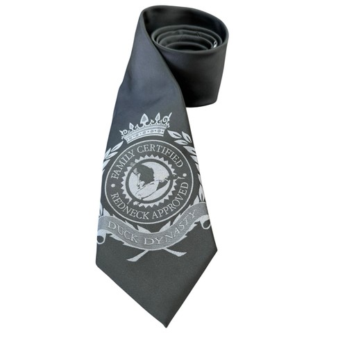 Duck Dynasty Black Tie Family Certified Redneck Approved 56"L 3.5"W - Picture 1 of 5