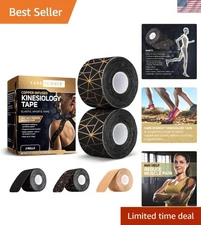 Waterproof Kinesiology Tape Athletic Support Strips 40 ct Muscle Joint Relief