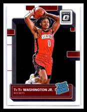 TyTy Washington Jr Rookie RC 2022-23 Panini Donruss Optic Base #231 Rockets
