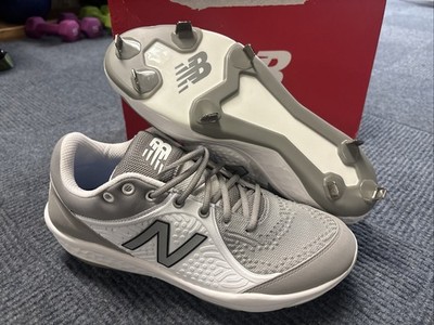 Brand New Balance Mens L3000T G 5 Metal Baseball Cleats Size 11.5 Gray/white