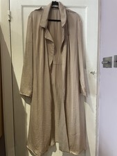 Satin Trench Coat With Best Size 22