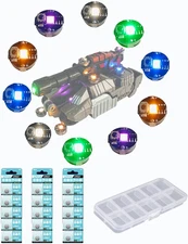 Wireless LED Lights for Action Figures & Model Kits – 10PCS Colorful High Bright