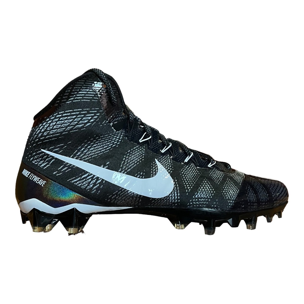 NIKE Calvin Johnson 81 Elite TD Cleat B1/Silver‎ Athletic Shoe Size 14 Nike Shoes Calvin Johnson Sneakers Nike Mens Zoom CJ Trainer  main image 2