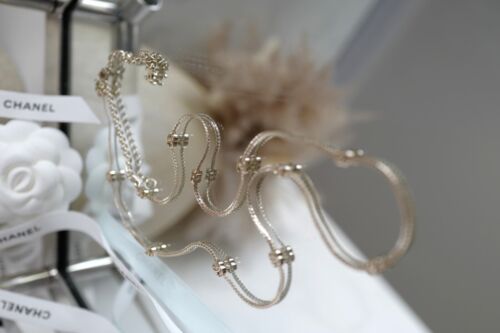 Nuovo CHANEL Fw 2024/25 Collezione Catena Cintura Cc Misura 75 / Long Collana IN - Foto 5 di 24
