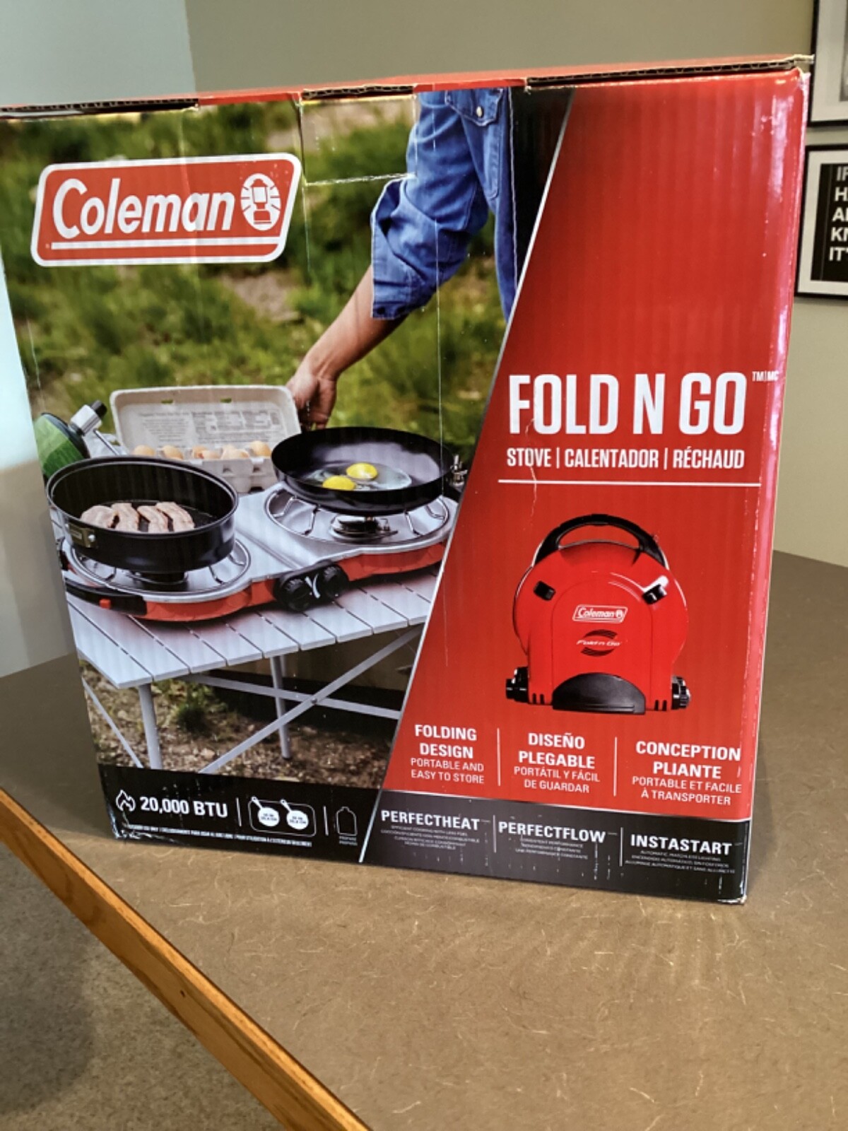 Coleman Fold N Go 2Burner Propane Camping Stove 20,000 BTU eBay