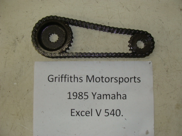 79 80 xl-vXLV YAMAHA EXCEL V 5 540 TRACK DRIVE CHAIN GEARS
