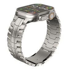 Luxus Titan Metall Armband für iWatch Series 9 8 7 SE 4 5 6 Ultra 2 49/45/44mm