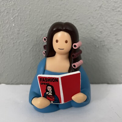 Mona Lisa Art Toy Sculpture by Straveling Muzeum Book Magazine