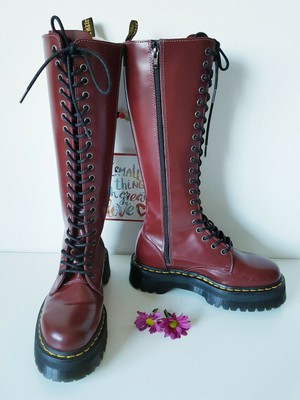 dr martens thigh high boots
