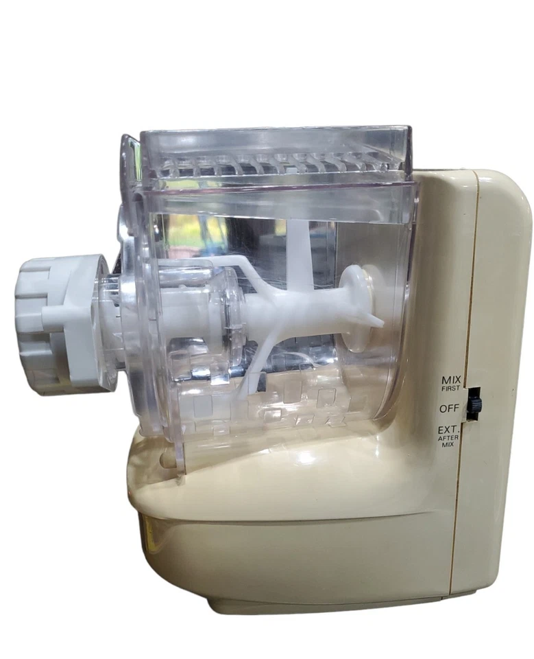 Vintage Popeil's Automatic Pasta Maker W/ 12 Attachments, Recipes & Instructions - Image 2 of 4