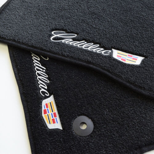 Cadillac ESCALADE Front Floor Mats - Ebony - Jet 2007-2025 Premium 32oz Quality - Picture 19 of 46