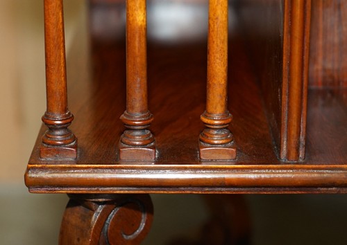FULLY RESTORED MUSEUM QUALITY ENGLISH REGENCY CIRCA 1820 ROSEWOOD BOOK TABLE - Picture 9 of 18
