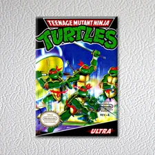 NES - Teenage Mutant Ninja Turtles (NEW High Quality Box Art FRIDGE MAGNET)