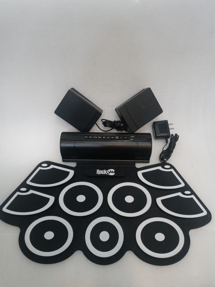 RockJam Portable MIDI Electronic Roll Up Drum Kit RJ760MD | eBay