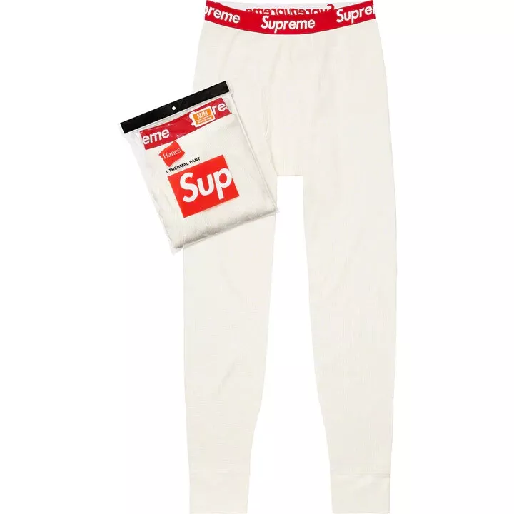 Pantalon thermique Supreme Hanes (1 pack) naturel   L