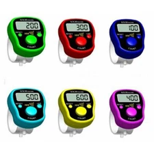 Mini Stitch Marker Row Finger Counter LCD Electric Digital Display with LED