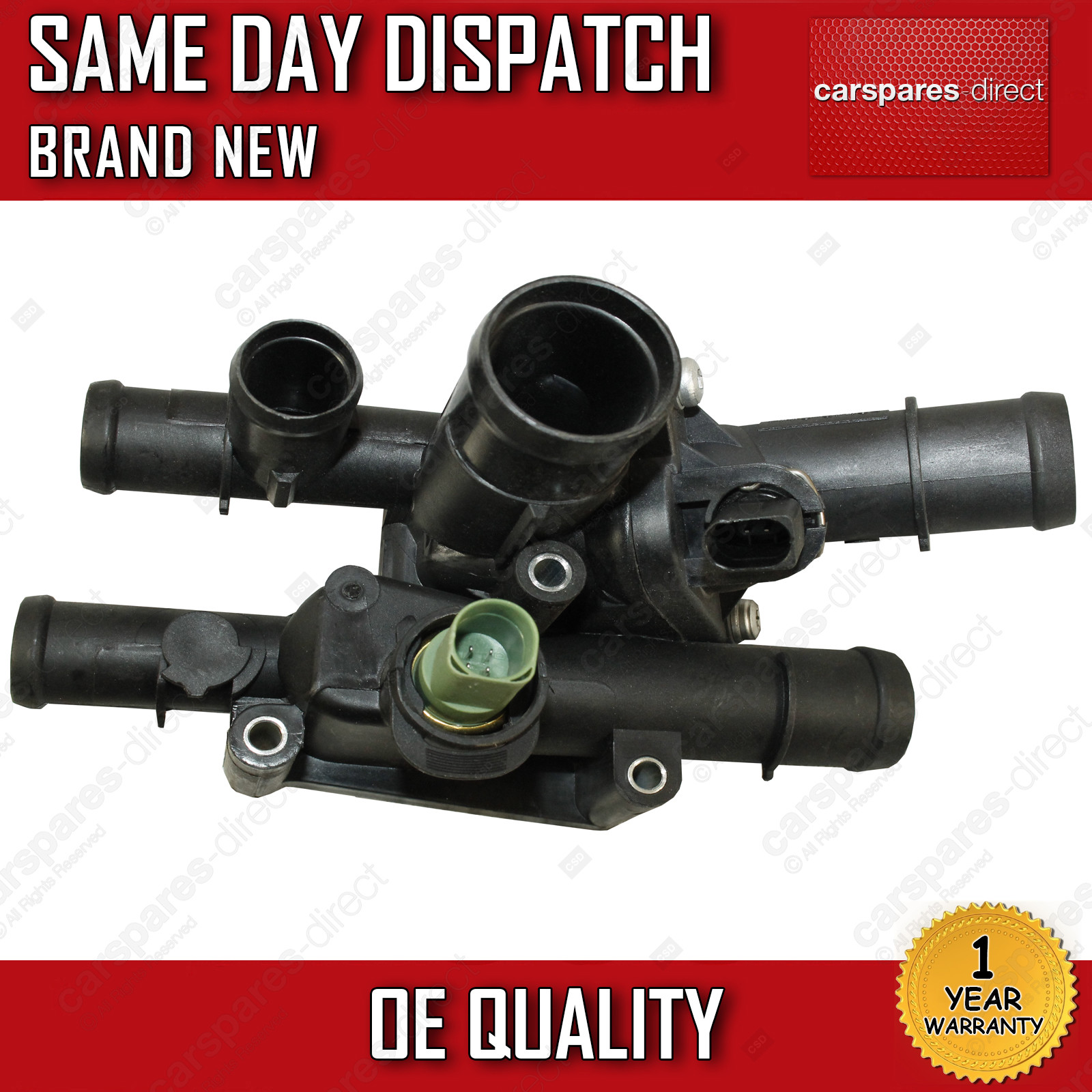 SKODA OCTAVIA MK1 2000>2010 1.6 THERMOSTAT HOUSING 06A121111 eBay