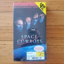 Space Cowboys VHS New Factory Sealed Watermark Clint Eastwood Warner Bros