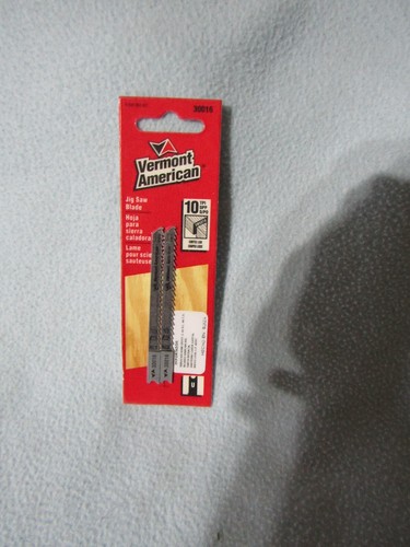 VERMONT AMERICAN U JIG SAW BLADES - 2 PCS - NEW 10 TPI 30016