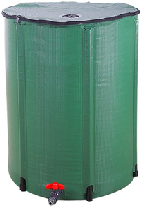 LIVINGPAL 50 Gallon Foldable Rain Barrel, Collapsible Tank ...