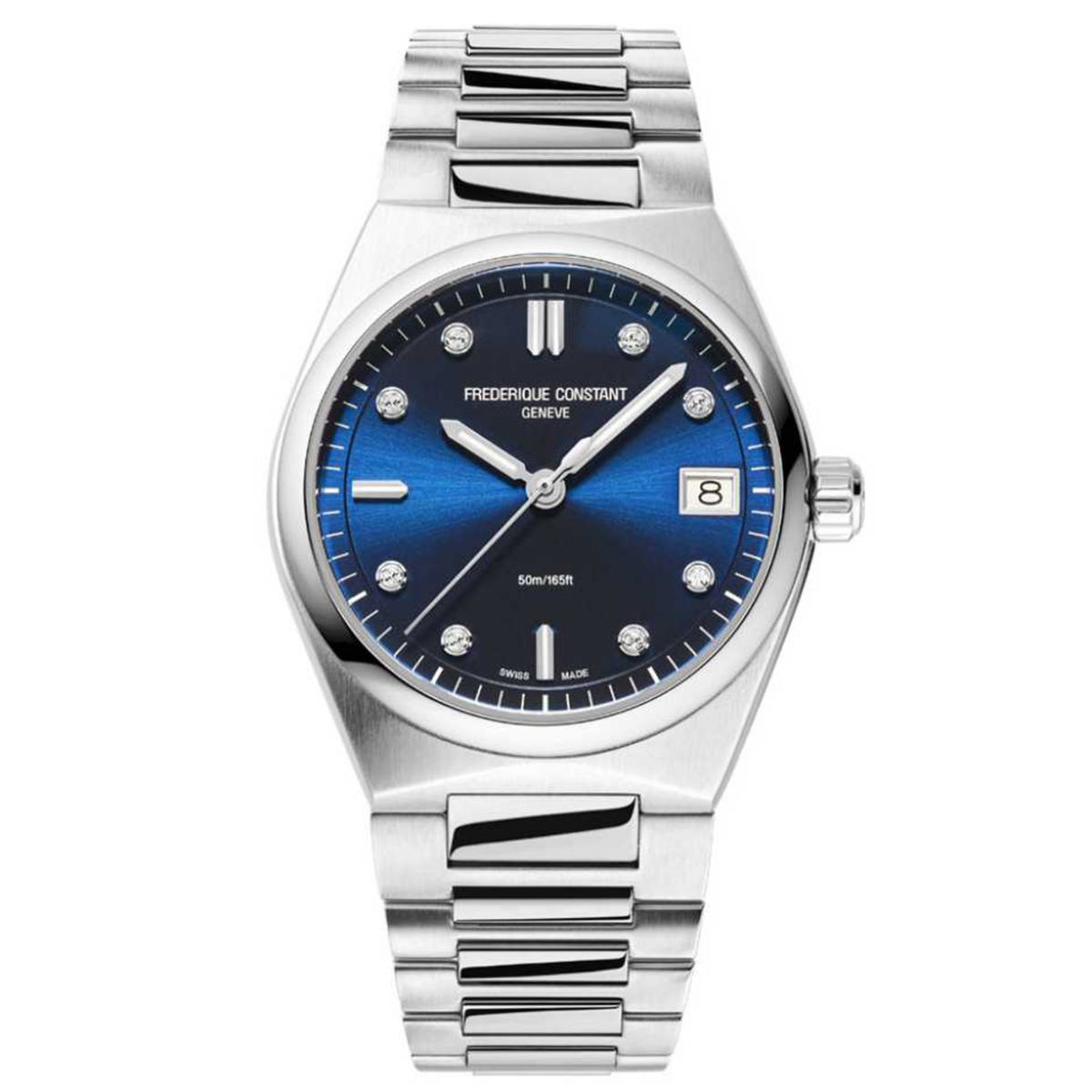 Frederique Constant Orologio Highlife Ladies Quartz Blu Diamanti 240ND2NH6B