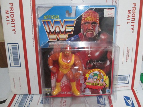 WWF Hasbro Hulk Hogan #3 w/RSC Case 1992 Wrestling...