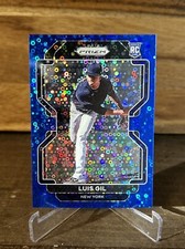 2022 Panini Prizm Tier II Blue Donut Circle Prizm /199 Luis Gil #165 Rookie RC