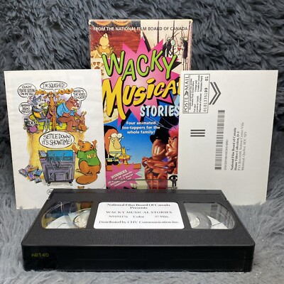 Wacky Musical Stories VHS Tape 1995 NFB Cordell Barker Canadian